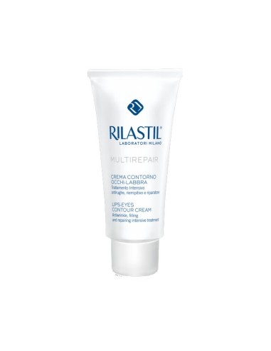 Rilastil Multirepair Lèvres-Yeux Crème Contour 15ml