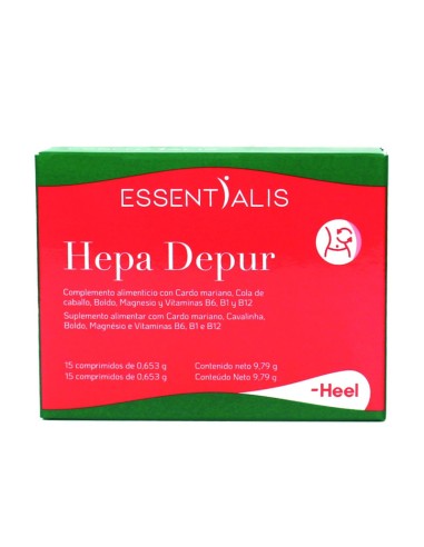Heel Essentialis Hépa Détox 15 Comprimés Heel Essentialis Hépa Détox 15 Comprimés