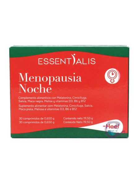 Essentialis Heel Ménopause Nuit 30 Comprimés