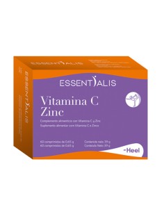 Heel Essentialis Vitamine C Zinc 60 Comprimés