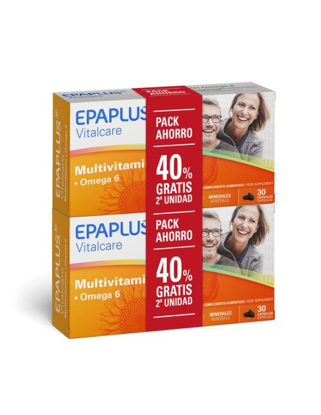Epaplus Vital Multivitamines 30 Capsules x 2 Unités
