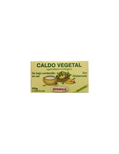 Integralia Caldo Vegetal Eco Sin Sal Marina 6 Cubitos X 10g