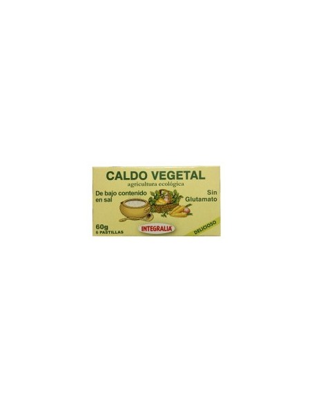 Integralia Caldo Vegetal Eco Sin Sal Marina 6 Cubitos X 10g