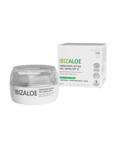 Ibizaloe Crème Hydratante Active Peaux Grasses Spf15 50ml