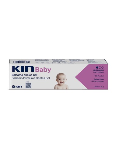 Kin Baby Gum Baume Gel Saveur Fraise 30 ml Kin Baby Gum Baume Gel Saveur Fraise 30 ml
