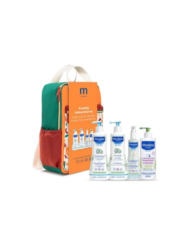 Mustela Family Terracotta Ensemble de sac à dos 5 pièces Mustela Family Terracotta Ensemble de sac à dos 5 pièces