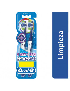 Oral-B Complete Brosse À Dents Medium 2 Unités