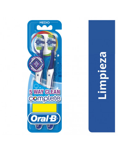 Oral-B Complete Brosse À Dents Medium 2 Unités