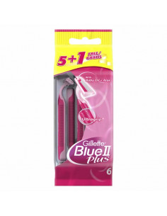 Gillette Blue II Plus 5 + 1 Unités