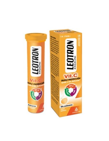 Leotron Vitamine C 18 Comprimés Effervescents Leotron Vitamine C 18 Comprimés Effervescents