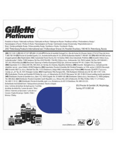 Gillette Platinum Recharge 5 Unités