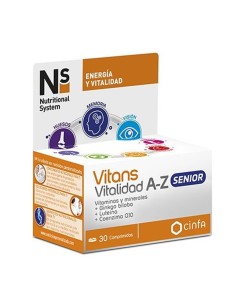Ns Vitans Vitalité A-Z Senior 30 Comprimés