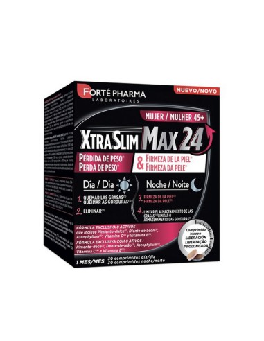 Forte Pharma XtraSlim Max 24 45+ 60 Comprimés Forte Pharma XtraSlim Max 24 45+ 60 Comprimés