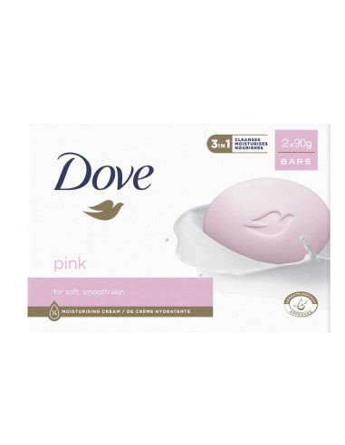 Dove Pink Jabon Pack Doble 90g