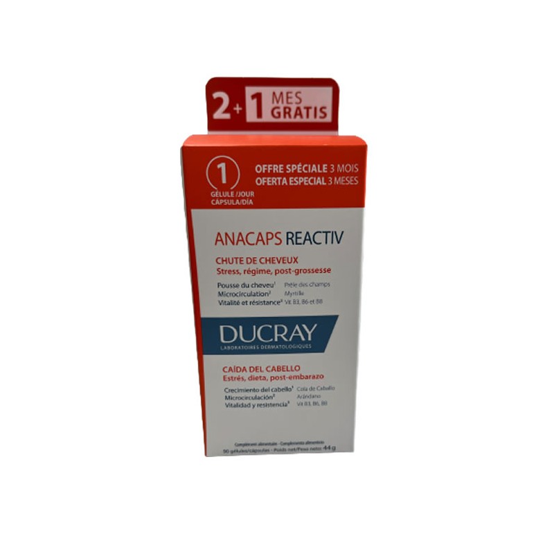 Ducray Anacaps Reactiv 90 Gélules Ducray Anacaps Reactiv 90 Gélules