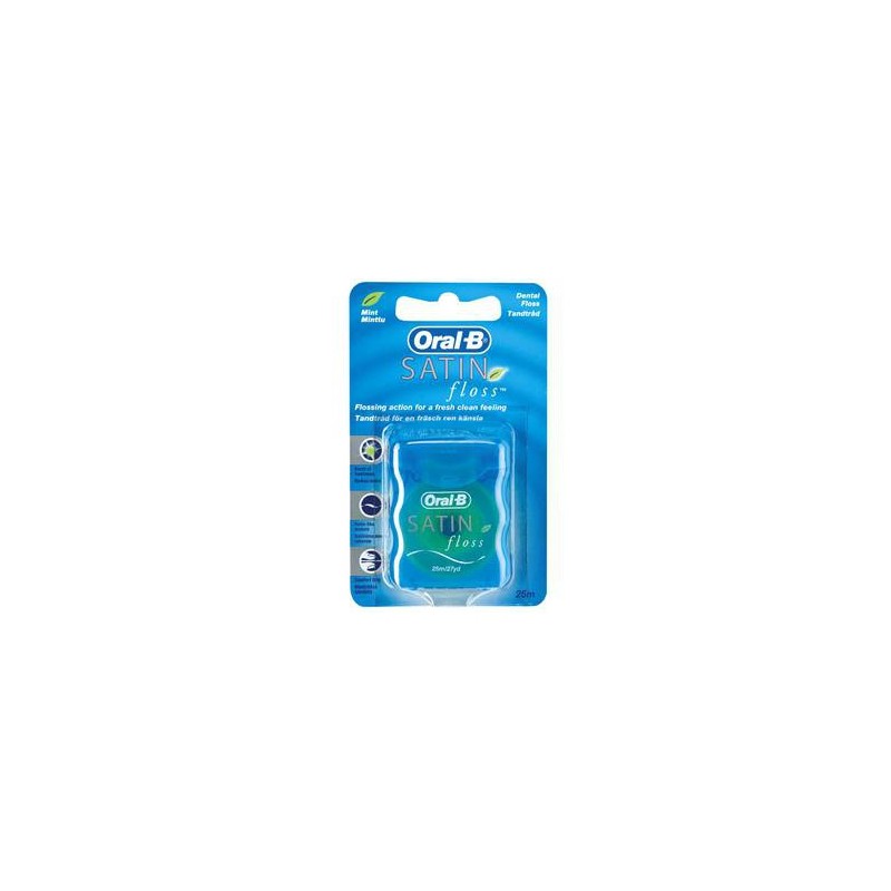 Oral-B Satin Floss Menthe 25mt Oral-B Satin Floss Menthe 25mt