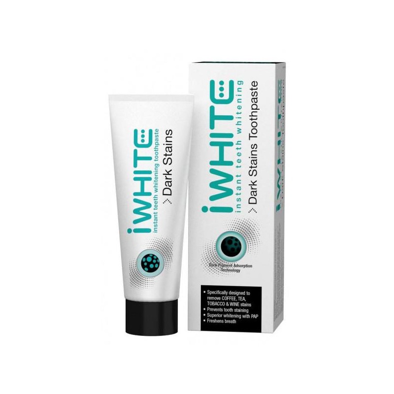 Iwhite Dentifrice Pour Taches Foncées 75ml Pinceau