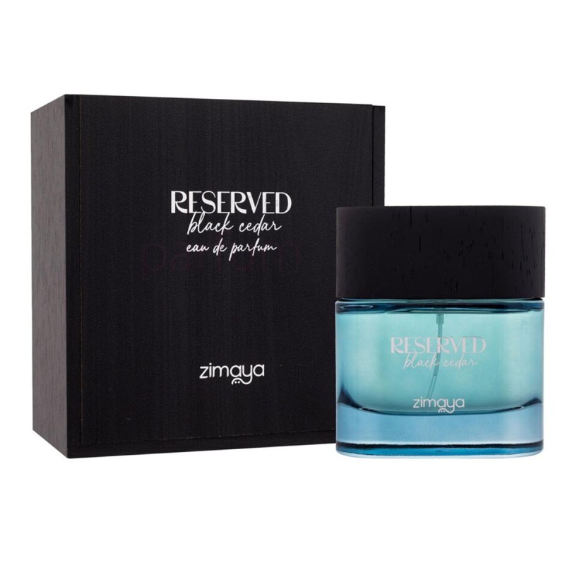Zimaya Reserved Black Cedar Eau De Parfum 100ml Spray Zimaya Reserved Black Cedar Eau De Parfum 100ml Spray