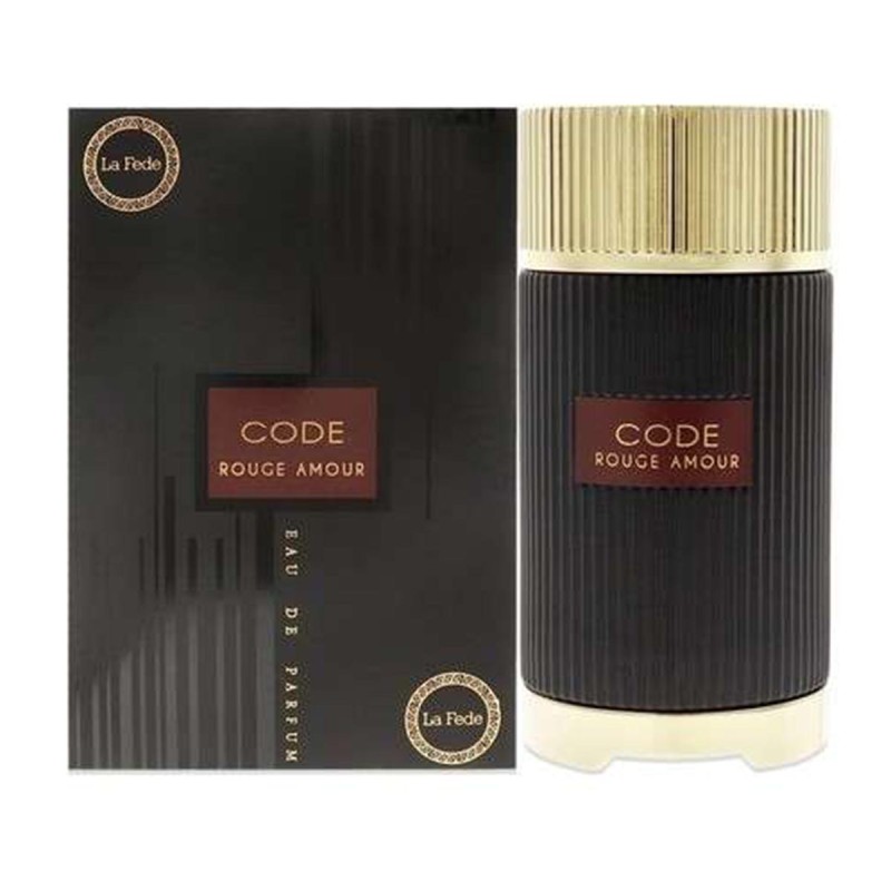 Khadlaj Perfumes La Fede Code Rouge Amour Eau De Parfum 100ml Khadlaj Perfumes La Fede Code Rouge Amour Eau De Parfum 100ml
