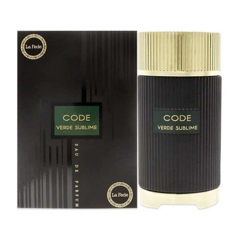 Khadlaj Perfumes La Fede Code Verde Sublime Eau De Parfum 100ml Khadlaj Perfumes La Fede Code Verde Sublime Eau De Parfum 100ml