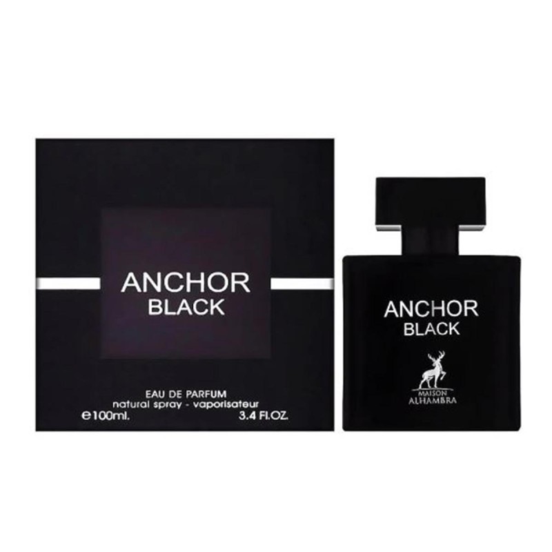 Maison Alhambra Anchor Black Eau De Parfum 100ml Spray Maison Alhambra Anchor Black Eau De Parfum 100ml Spray