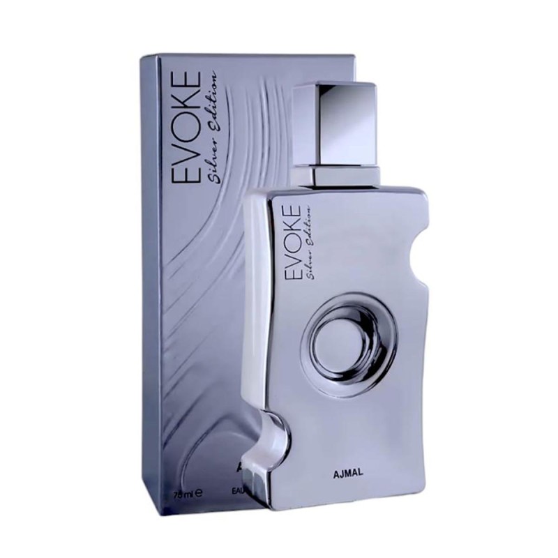 Ajmal Evoke Eau De Parfum Silver Edition 75ml Ajmal Evoke Eau De Parfum Silver Edition 75ml