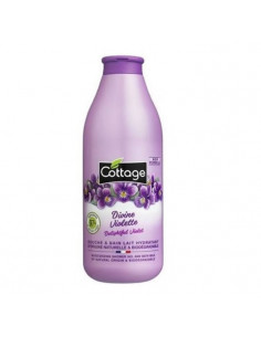 Cottage Divine Violette Douche & Bain Lait Hydratant 750ml