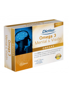 Dietisa Omega 3 Mental y Vision 45 Perlas
