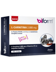 Biform L Carnitina 2000 Mg 14 Viales X 10ml