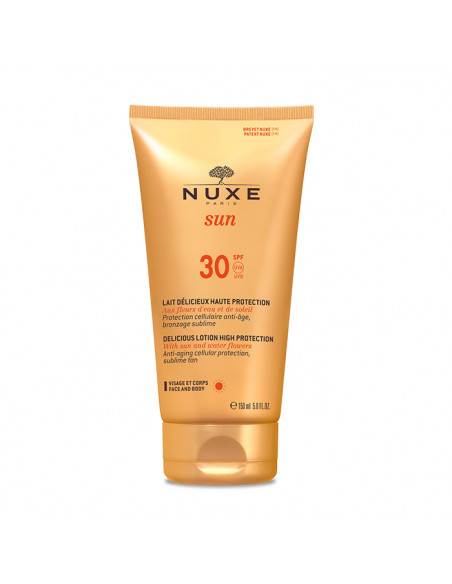 Nuxe Sun Lait Délicieux Visage Et Corps Spf30 150ml