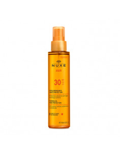 Nuxe Sun Huile Bronzante Visage Et Corps Spf30 150ml