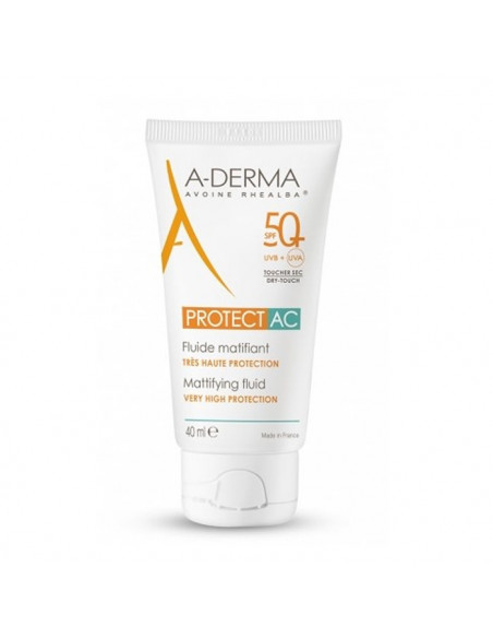 A-Derma Protect AC Fluide Matifiant Spf50 + 40ml