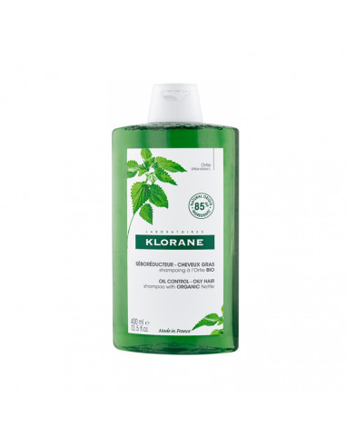 Klorane Shampoing Á l'Ortie Bio - Séborégulateur Cheveux Gras 400ml Klorane Shampoing Á l'Ortie Bio - Séborégulateur Cheveux Gras 400ml