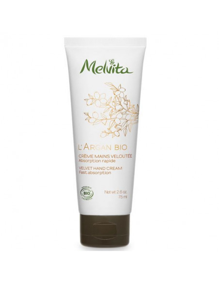 Melvita Crème Mains Veloutée L Argan Bio 75ml