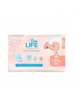 Freelife Bebé Cash Couche-Culotte New Born 1 2-4kg 28U