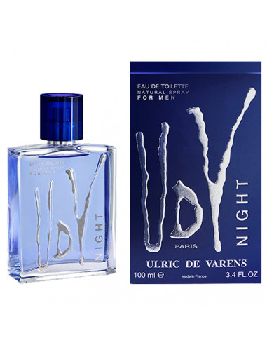 Ulric De Varens Night For Men Eau De Toilette Vaporisateur 100ml Ulric De Varens Night For Men Eau De Toilette Vaporisateur 100ml