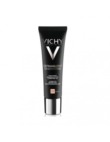 Vichy Dermablend 3D Correction Fond De Teint Peaux Grasses 25 Nude 30m Vichy Dermablend 3D Correction Fond De Teint Peaux Grasses 25 Nude 30m