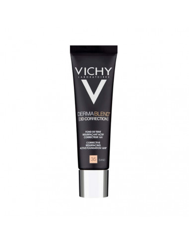 Vichy Dermablend 3D Correction Fond De Teint Peaux Grasses 35 Sand 30m Vichy Dermablend 3D Correction Fond De Teint Peaux Grasses 35 Sand 30m