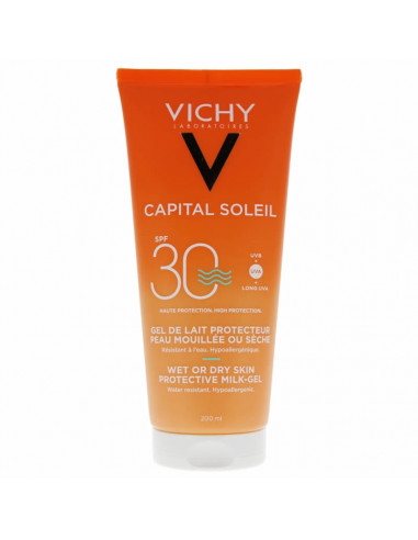 Vichy Capital Soleil Milk-Gel Wet Skin Spf30 200ml Vichy Capital Soleil Milk-Gel Wet Skin Spf30 200ml