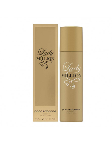 Paco Rabanne Lady Million Déodorant Vaporisateur 150ml