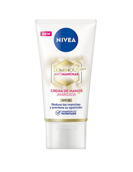 Nivea Luminous 630 Antimanchas Hand Cream Spf15 50ml