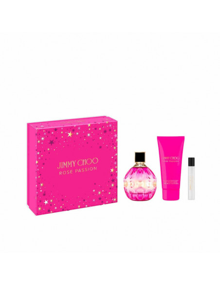 Jimmy Choo Rose Passion Eau De Parfum Vaporisateur 100ml Coffret 3 Pro