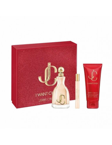 Jimmy Choo I Want Choo Eau De Parfum Vaporisateur 100ml Coffret 3 Prod Jimmy Choo I Want Choo Eau De Parfum Vaporisateur 100ml Coffret 3 Prod