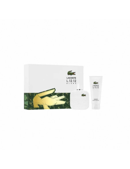 Lacoste L.12.12 Blanc Men Eau De Toilette Vaporisateur 100ml Coffret 2