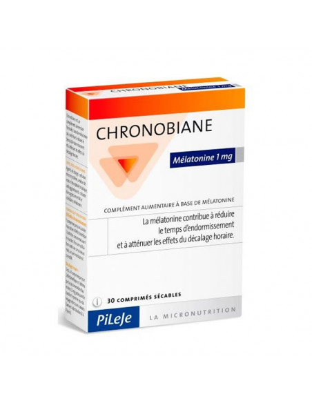 Pileje Chronobiane Melatonin 1mg 30 Comprimés