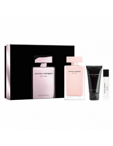 Narciso Rodriguez For Her Eau De Perfume Spray 100ml Coffret 3 Produit Narciso Rodriguez For Her Eau De Perfume Spray 100ml Coffret 3 Produit